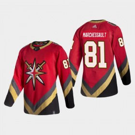 Vegas Golden Knights Jonathan Marchessault 81 2020-21 Reverse Retro Authentic Shirt - Mannen